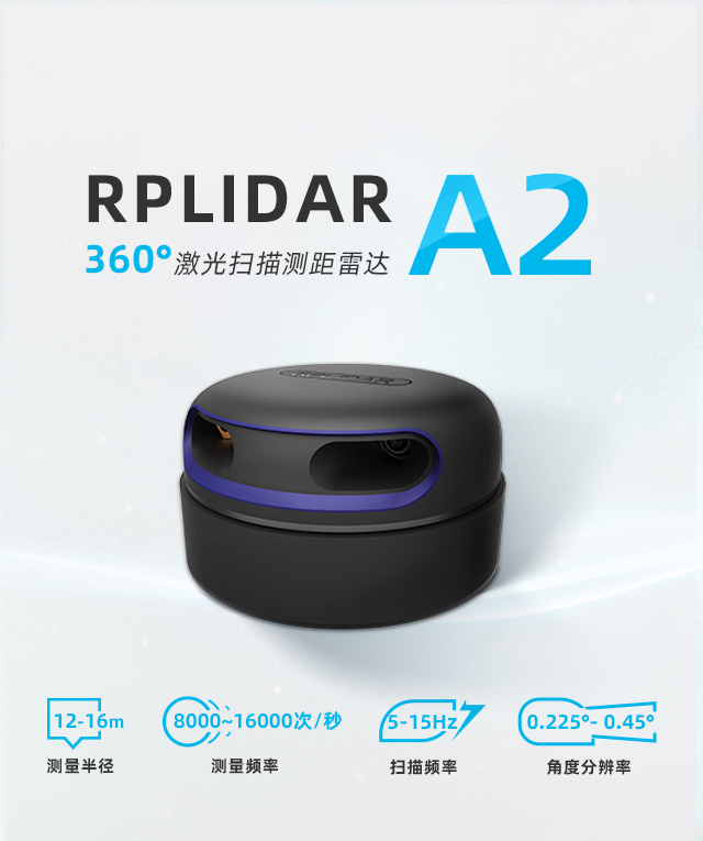 思岚科技RPLIDAR A2激光雷达传感器