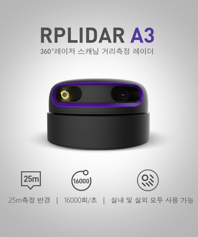 思岚科技RPLIDAR A3激光测距传感器