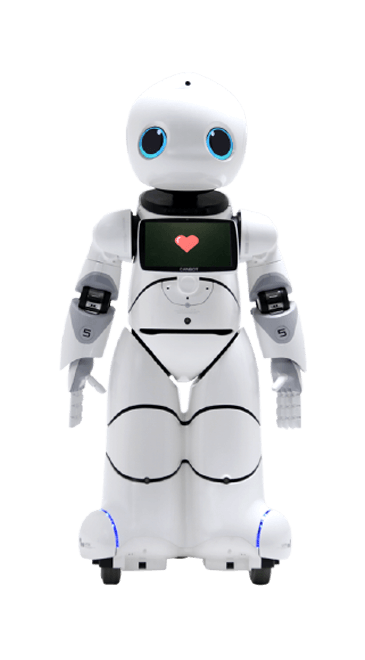 思岚科技激光雷达产品应用案例：康力优蓝类人型智能引导机器人“U05”